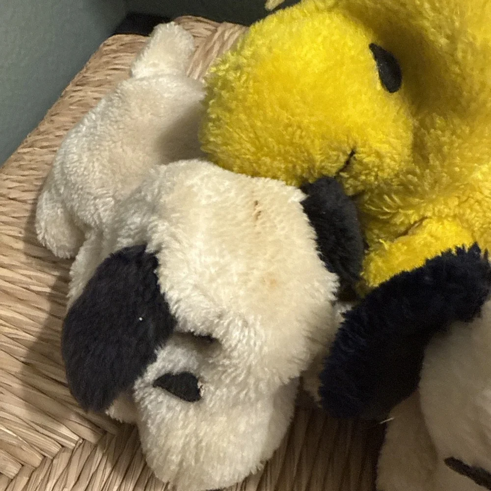 Vintage Peanuts Snoopy Woodstock Plush Lot of 3 Stuffed Animals Charlie Brown - Picture 3 of 9